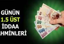 24.03.2024 Pazar 1.5 Üst banko iddaa kuponu