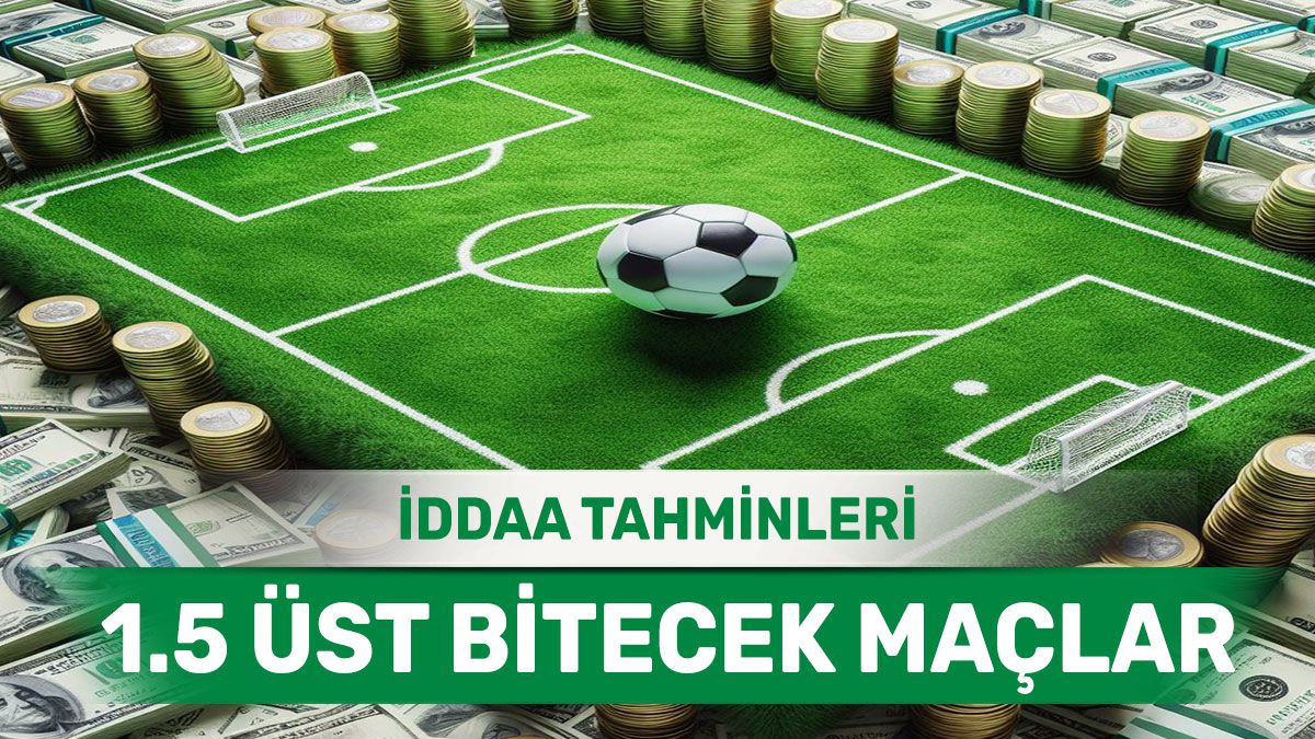 24.03.2024 Pazar 1.5 Üst banko iddaa kuponu