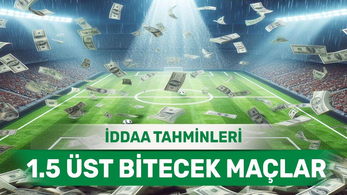 24.03.2024 Pazar 1.5 Üst banko iddaa kuponu