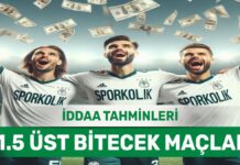 24.03.2024 Pazar 1.5 Üst banko iddaa kuponu