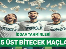 24.03.2024 Pazar 1.5 Üst banko iddaa kuponu