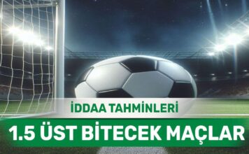 31.03.2024 Pazar 1.5 Üst banko iddaa kuponu