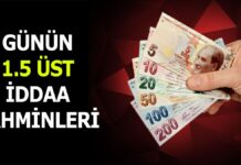 24.03.2024 Pazar 1.5 Üst banko iddaa kuponu