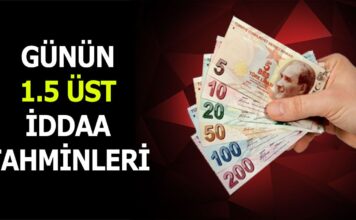 24.03.2024 Pazar 1.5 Üst banko iddaa kuponu