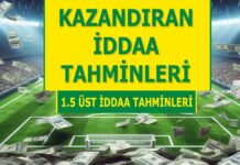 24.03.2024 Pazar 1.5 Üst banko iddaa kuponu