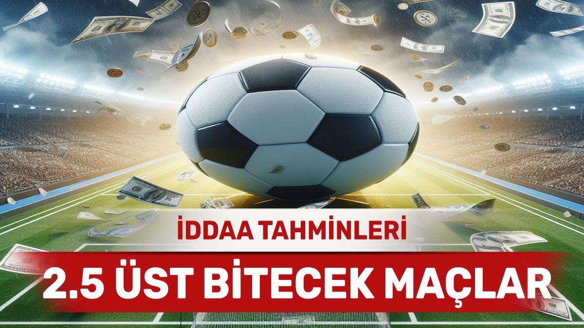 24.03.2024 Pazar 2.5 Üst banko iddaa kuponu