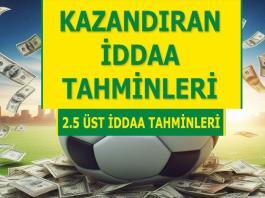 25.03.2024 Pazartesi 2.5 Üst banko iddaa kuponu