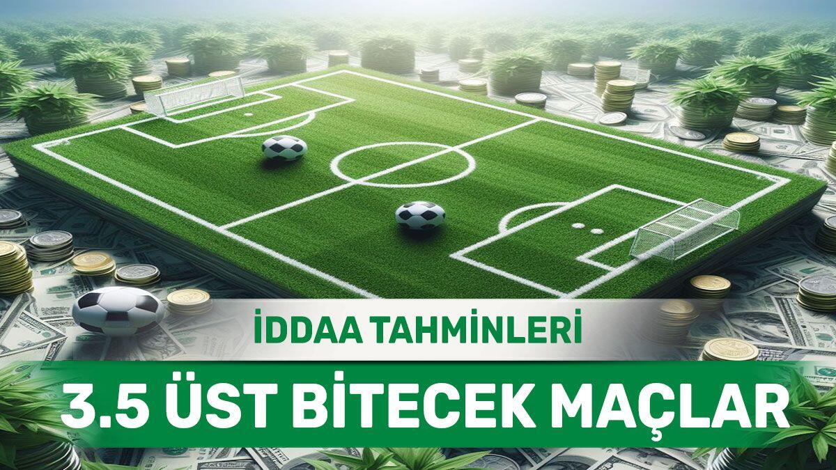 24.03.2024 Pazar 3.5 Üst banko iddaa kuponu