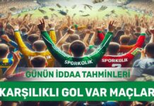 25.03.2024 Pazartesi KG VAR banko iddaa kuponu