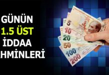 28 Nisan 2024 Pazar 1.5 Üst banko iddaa tahminleri