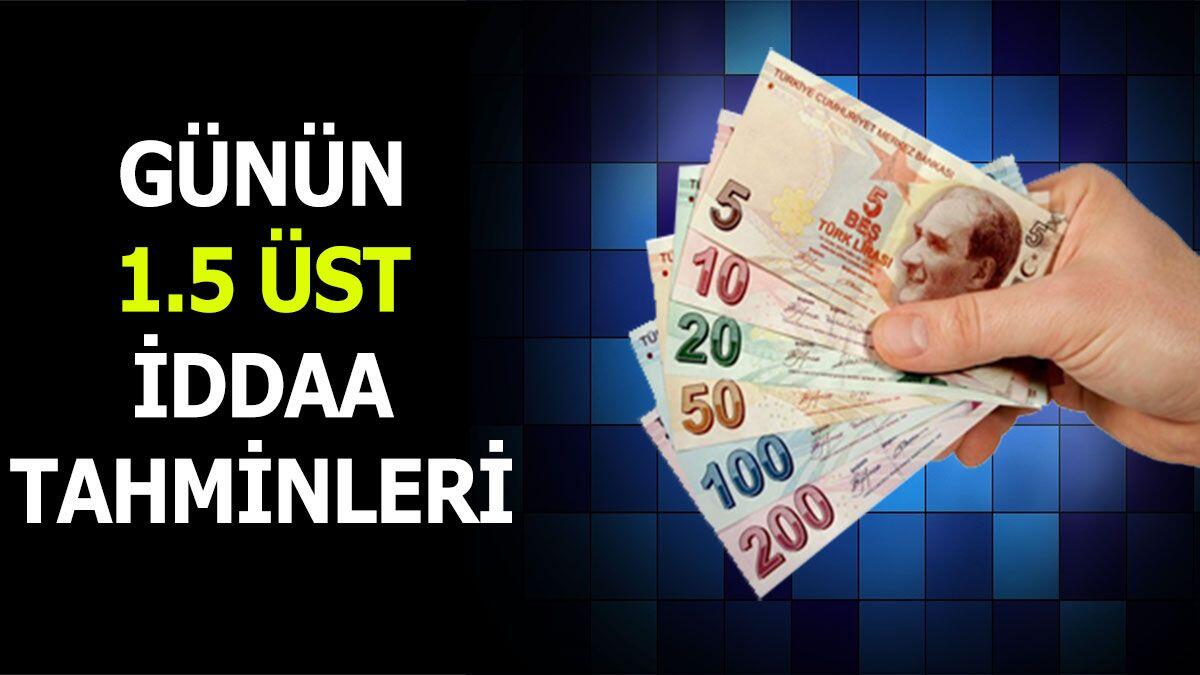 28 Nisan 2024 Pazar 1.5 Üst banko iddaa tahminleri