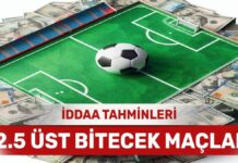 5 Nisan 2024 Cuma 2.5 Üst banko iddaa tahminleri