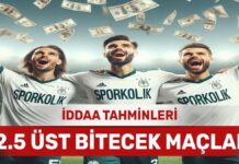 9 Nisan 2024 Salı 2.5 Üst banko iddaa tahminleri