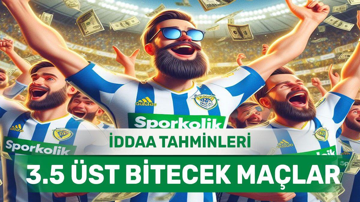 01.04.2024 Pazartesi 3.5 Üst banko iddaa kuponu