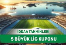 13 Nisan 2024 Cumartesi 5 Büyük Lig banko iddaa tahminleri