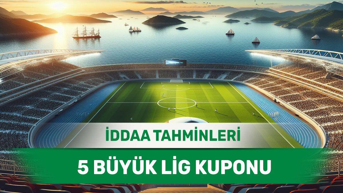 13 Nisan 2024 Cumartesi 5 Büyük Lig banko iddaa tahminleri