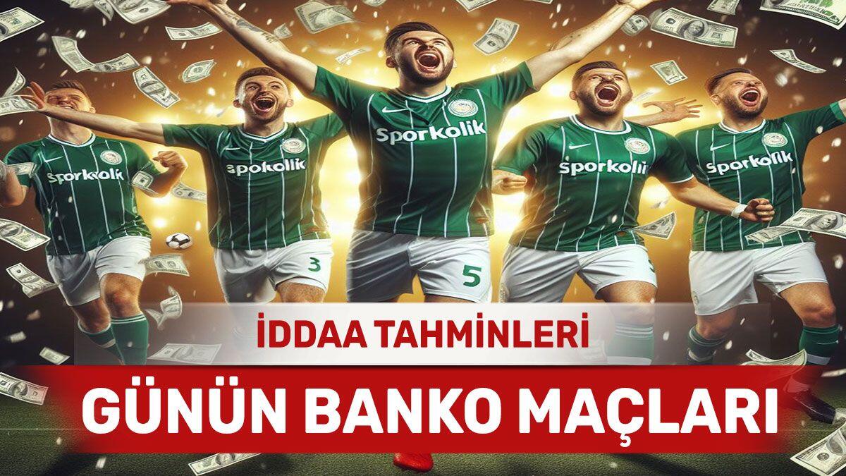 13 Nisan 2024 Cumartesi banko iddaa tahminleri