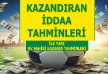 18 Nisan 2024 Perşembe İY 1 banko iddaa tahminleri