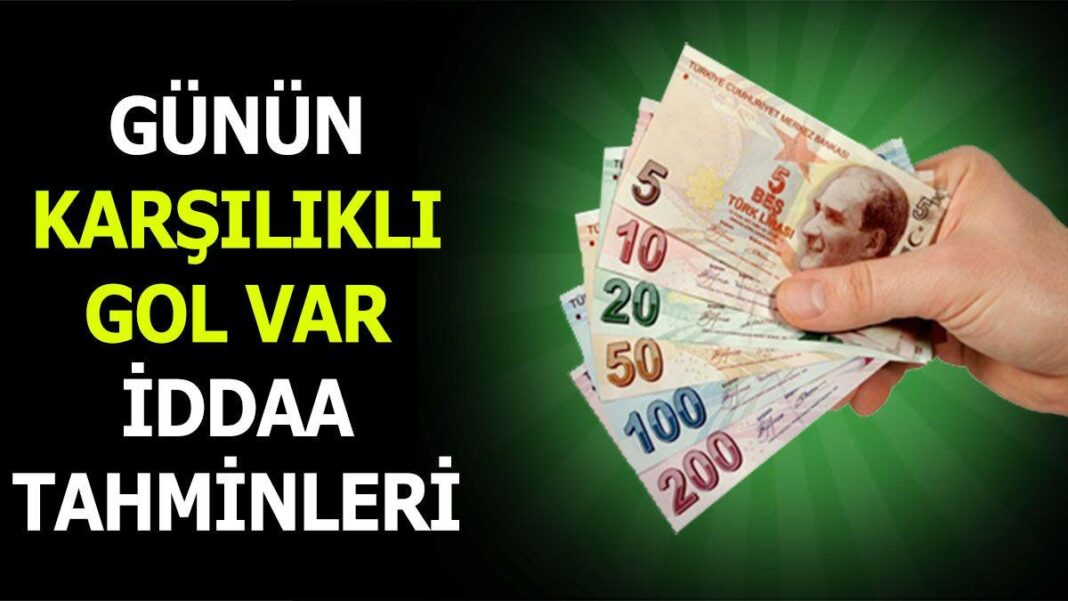 10 Nisan 2024 Çarşamba KG VAR banko iddaa tahminleri