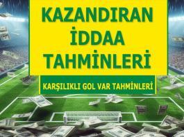 5 Nisan 2024 Cuma KG VAR banko iddaa tahminleri