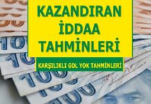 3 Nisan 2024 Çarşamba KG YOK banko iddaa tahminleri