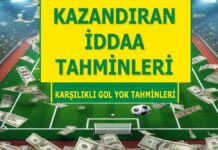 22 Nisan 2024 Pazartesi KG YOK banko iddaa tahminleri