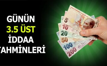 6 Mayıs 2024 Pazartesi 3.5 Üst banko iddaa tahminleri