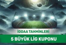 14 Mayıs 2024 Salı 5 Büyük Lig banko iddaa tahminleri