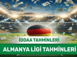 25 Ağustos 2024 Pazar Almanya ligi banko iddaa tahminleri