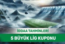 28 Ekim 2024 Pazartesi 5 Büyük Lig banko iddaa tahminleri