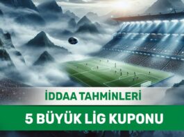 28 Ekim 2024 Pazartesi 5 Büyük Lig banko iddaa tahminleri