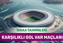 25 Kasım 2024 Pazartesi KG VAR banko iddaa tahminleri