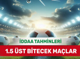 4 Aralık 2024 Çarşamba 1.5 Üst banko iddaa tahminleri