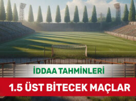 27 Aralık 2024 Cuma 1.5 Üst banko iddaa tahminleri