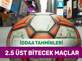 7 Aralık 2024 Cumartesi 2.5 Üst banko iddaa tahminleri