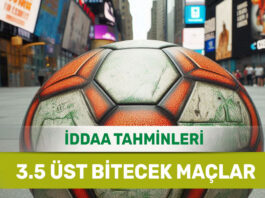 5 Aralık 2024 Perşembe 3.5 Üst banko iddaa tahminleri