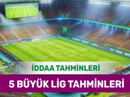 3 Aralık 2024 Salı 5 Büyük Lig banko iddaa tahminleri