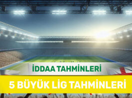 7 Aralık 2024 Cumartesi 5 Büyük Lig banko iddaa tahminleri