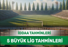 13 Aralık 2024 Cuma 5 Büyük Lig banko iddaa tahminleri