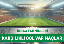 2 Aralık 2024 Pazartesi KG VAR banko iddaa tahminleri