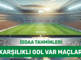 2 Aralık 2024 Pazartesi KG VAR banko iddaa tahminleri