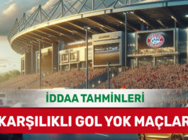 6 Aralık 2024 Cuma KG YOK banko iddaa tahminleri