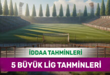 19 Ocak 2025 Pazar 5 Büyük Lig banko iddaa tahminleri