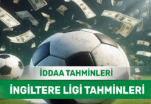 6 Ocak 2025 Pazartesi İngiltere ligi banko iddaa tahminleri