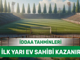 6 Ocak 2025 Pazartesi İY 1 banko iddaa tahminleri