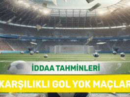 25 Ocak 2025 Cumartesi KG YOK banko iddaa tahminleri