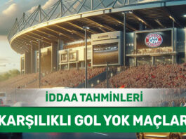 1 Ocak 2025 Çarşamba KG YOK banko iddaa tahminleri