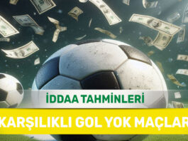 16 Ocak 2025 Perşembe KG YOK banko iddaa tahminleri