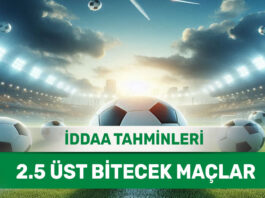 9 Şubat 2025 Pazar 2.5 Üst banko iddaa tahminleri