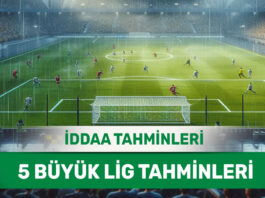 14 Şubat 2025 Cuma 5 Büyük Lig banko iddaa tahminleri